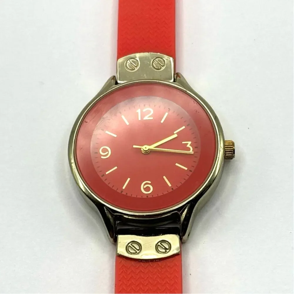 Orange & Gold Watch